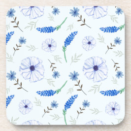 Porta-copo Bule Conjunto de Pires de Aquarela de Flor Silvest