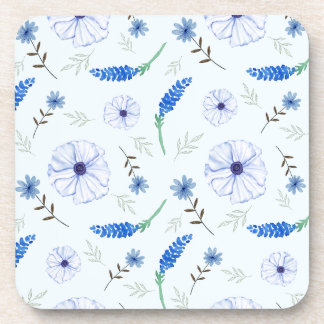 Porta-copo Bule Conjunto de Pires de Aquarela de Flor Silvest