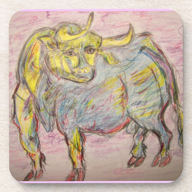 Porta-copo Bull Sketch (Frente)