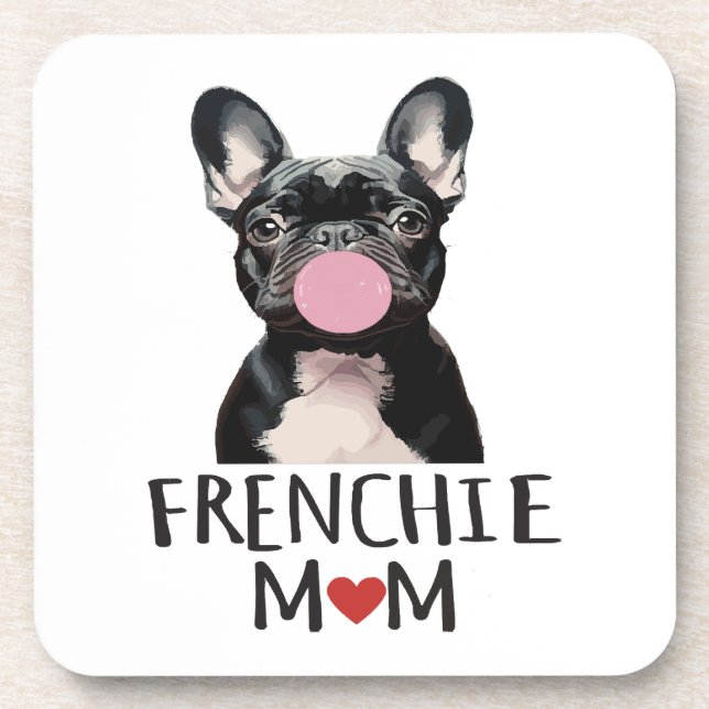 Porta-copo Bulldog francês fofo (Frente)