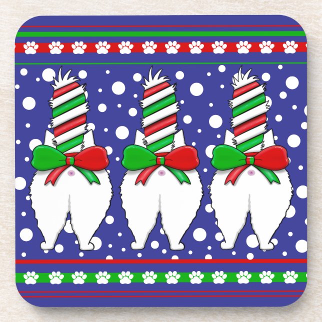 Porta-copo Bumbum de Natal Verde (Frente)