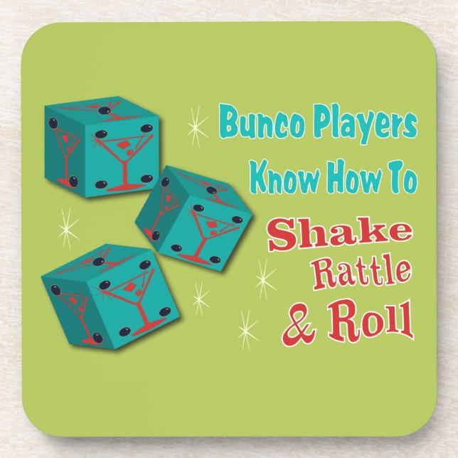 Porta-copo Bunco - Portas copos Shake, Rattle & Roll Martini (Frente)