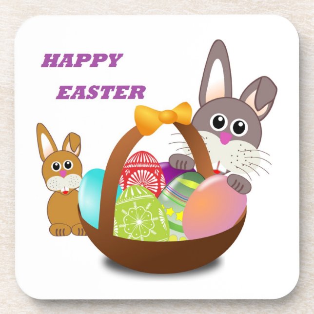 PORTA-COPO BUNNY "FELZ PASCOA" (Frente)