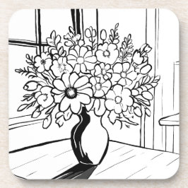 Porta-copo Buquê de Flores
