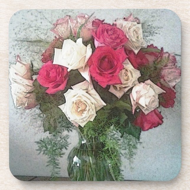 Porta-copo Buquê De Rosas (Frente)