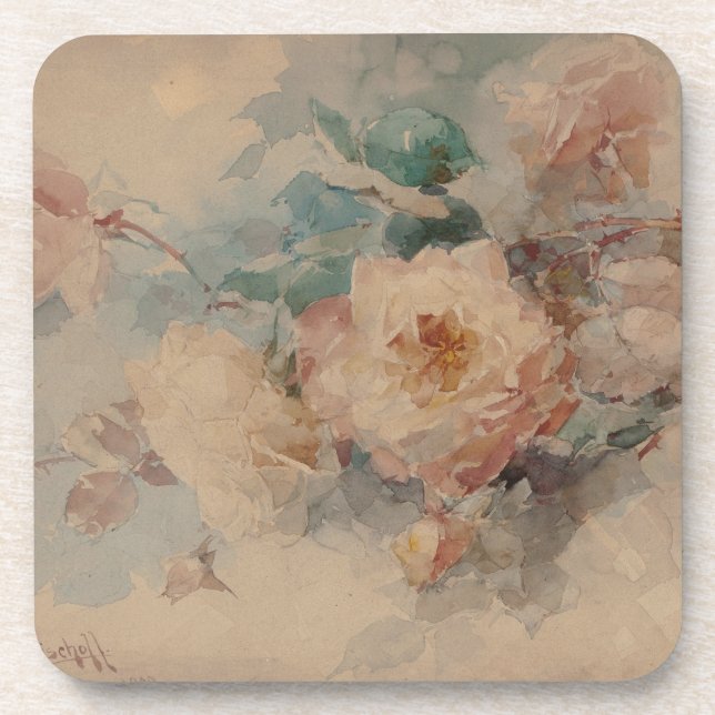 Porta-copo Buquê de Rosas - Franz Bischoff (Frente)