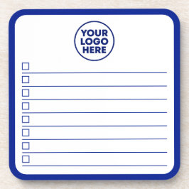 Porta-copo Business Logo Navy Blue To Do List Dry Erase