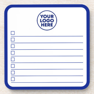 Porta-copo Business Logo Navy Blue To Do List Dry Erase