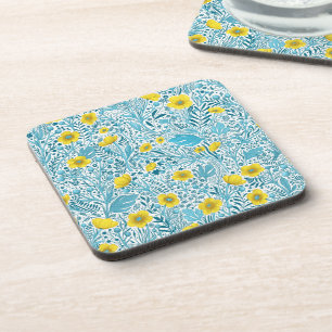 Porta-copo Buttercups, amarelo, azul e branco