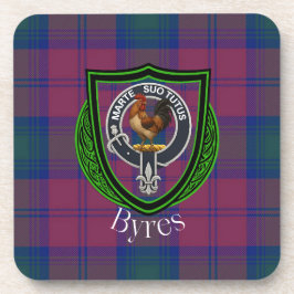 Porta-copo Byres Scottish Clan Tartan & Crest