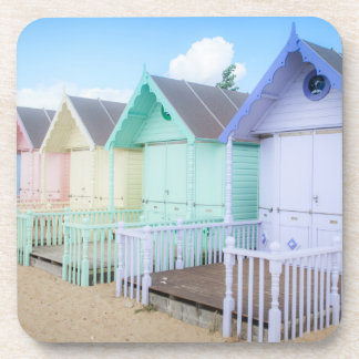 Porta-copo Cabanas da praia da ilha de Mersea