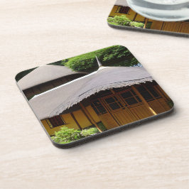 Porta-copo Cabanas talhadas