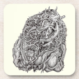 Porta-copo Cabeça cosmográfica, de Brian Benson