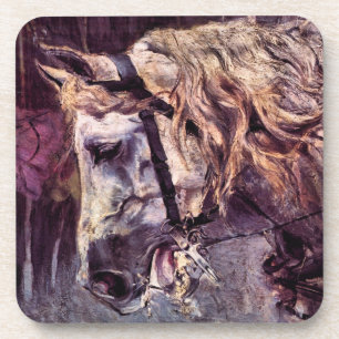 Porta-copo Cabeça de um Cavalo por Giovanni Boldini, Arte Ant