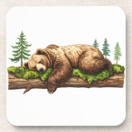 Porta-copo Cabina e Lodge do Urso Rústico