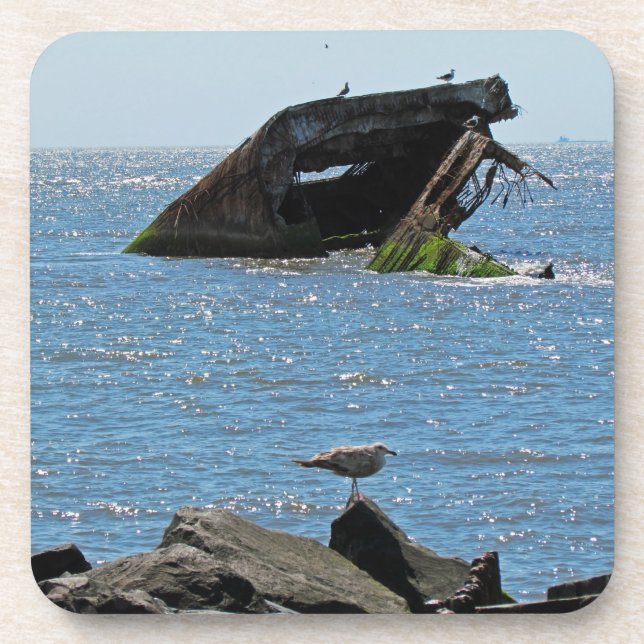 Porta-copo Cabo May Shipwreck (Frente)