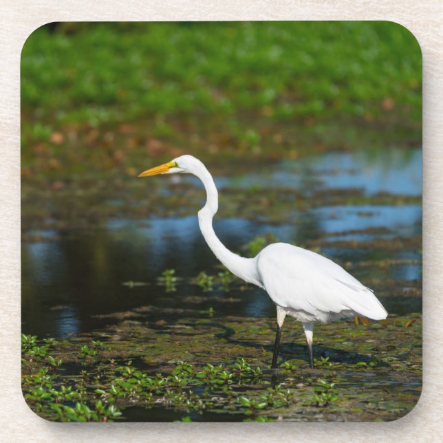 Porta-copo Caça ao Egret (Frente)