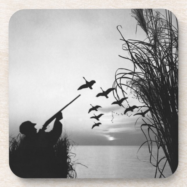 Porta-copo Caça do pato do homem (Frente)