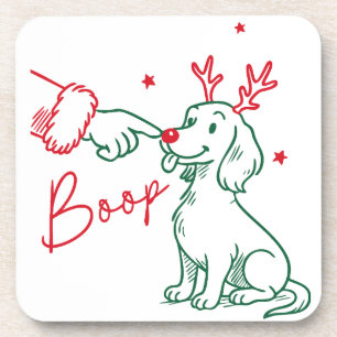 Porta-copo Cachorro Dachshund Boop de Natal