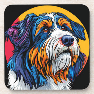 Porta-copo Cachorro Ilustrando Criatividade Vibrante