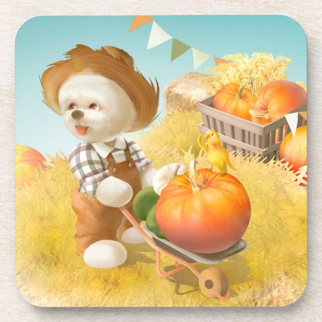 Porta-copo Cachorro-quente com abóbora (Frente)