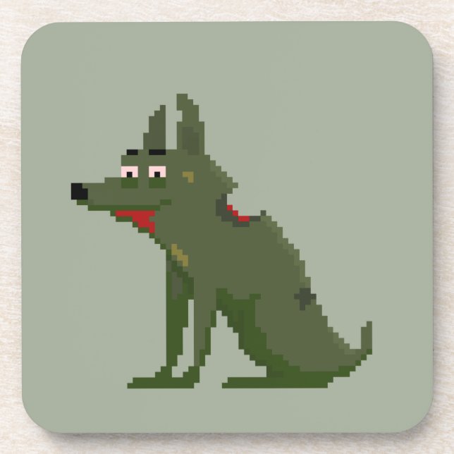 Porta-copo Cachorro Zombie (Frente)