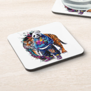 Porta-copo Caderno Gráfico Premium Artístico ADOM Panda & Tig
