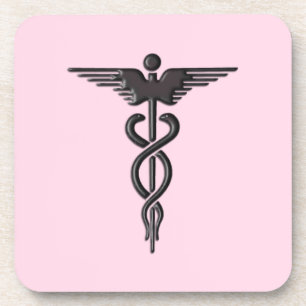 Porta-copo Caduco Médico Rosa
