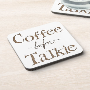 Porta-copo Café antes de Talkie