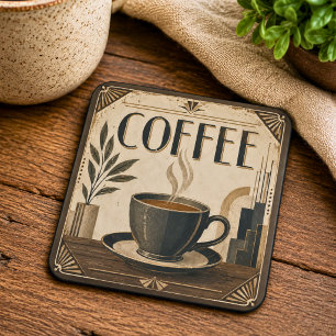 Porta-copo Café Art Déco