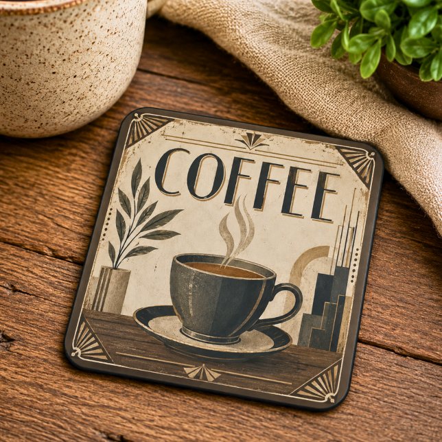 Porta-copo Café Art Déco  (Criador carregado)