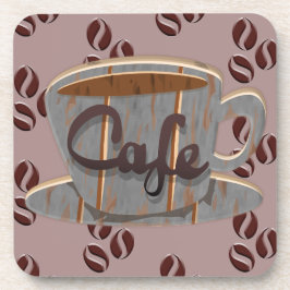 Porta-copo Café Café Copa e Café Bebida Coaster