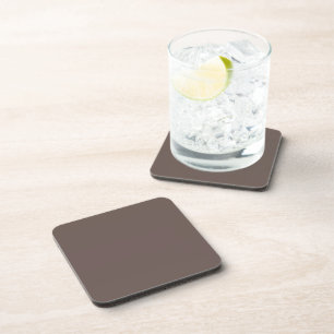 Porta-copo Café Fumaça Quartz Castanho Neutro Cor Sólido