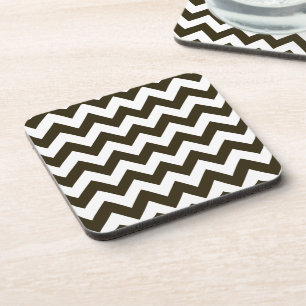 Porta-copo Café Mocha Neutral Chevron
