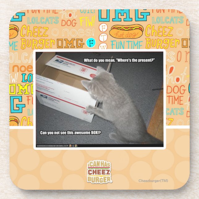 Porta-copo Caixa impressionante (Frente)