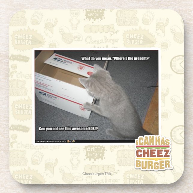 Porta-copo Caixa impressionante (Frente)