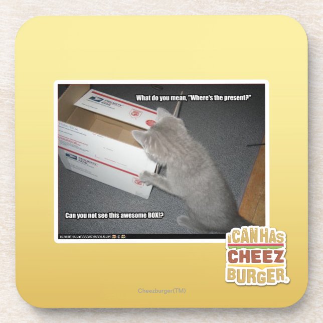 Porta-copo Caixa impressionante (Frente)