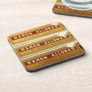 Porta-copo Caixas de Cigarro Cubanas   Ramon Allones   PORTA 