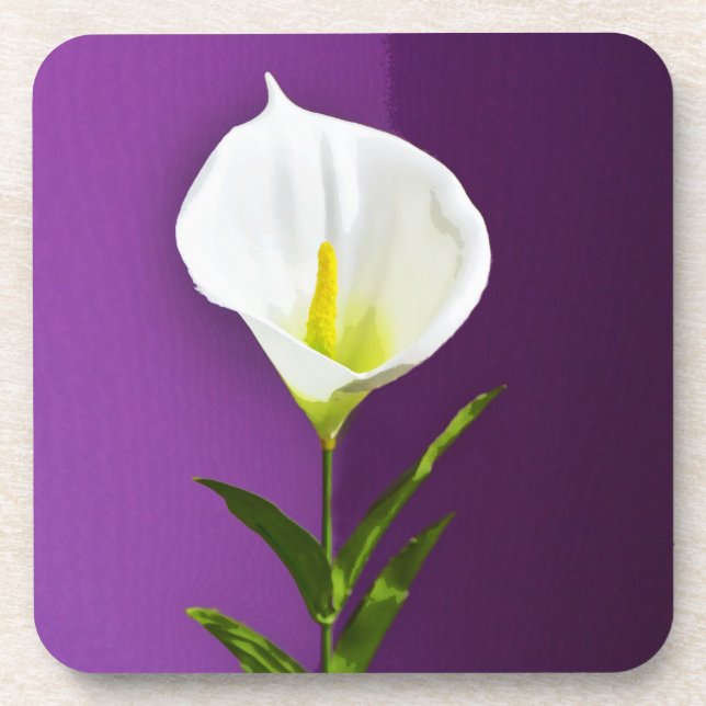 Porta-copo Cala Lily Flower (Frente)