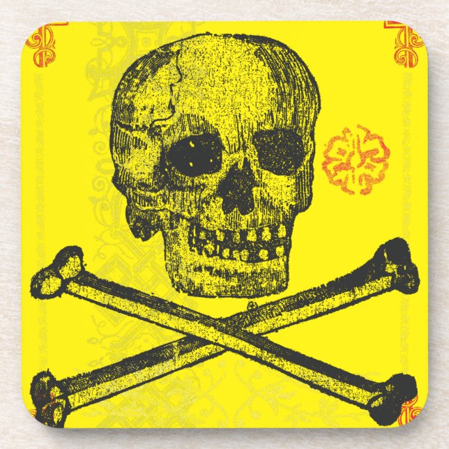 Porta-copo Calavera Dia do Crânio dos Mortos (Frente)