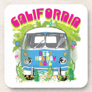 Porta-copo California Surfing Van