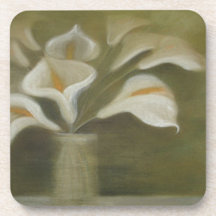 Porta-copo Calla Corta Flores Em Vaso Artístico-Vazio