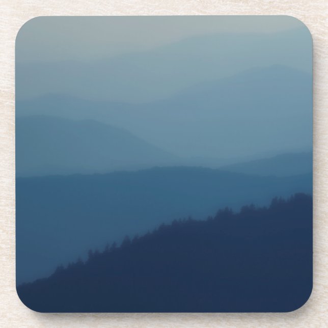 Porta-copo Camadas Azuis (Frente)