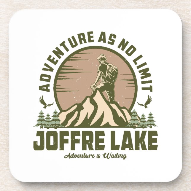 Porta-copo Caminhada Retro Joffre Lake (Frente)
