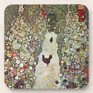 Porta-copo Caminho do Jardim com Galinhas, Gustav Klimt, Art