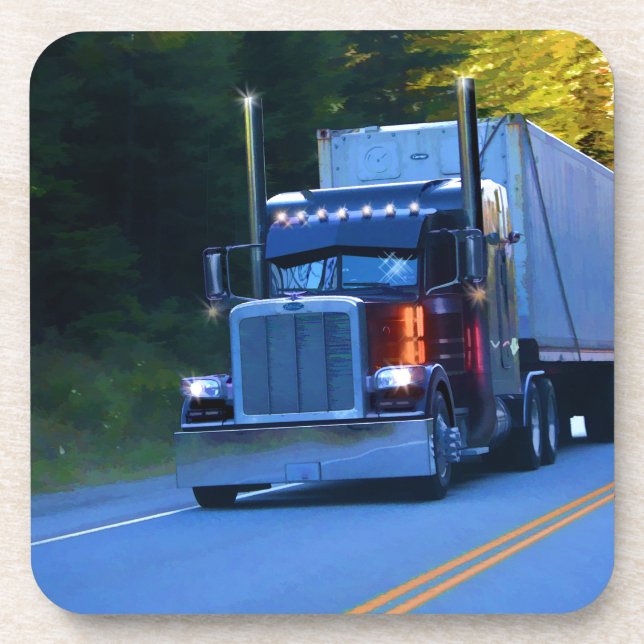 Porta-copo Caminhoneiros, Grande Arte de Caminhão de Carga (Frente)