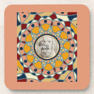 Porta-copo Camisa de Bebê com Design de Mandala de Foto Perso