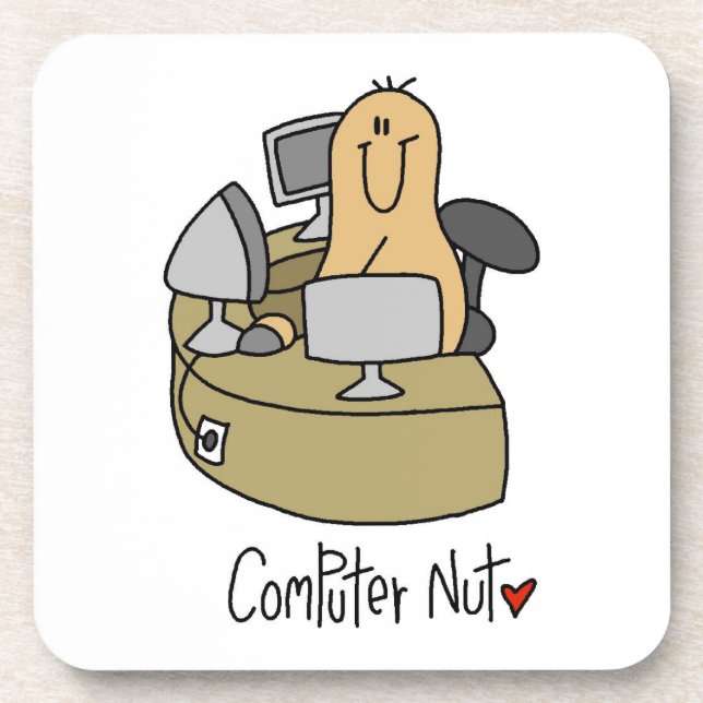Porta-copo Camisetas e Presentes para Fã de Computador (Frente)