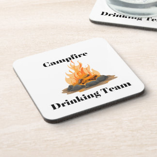 Porta-copo Campfire Drinking Team with a campfire on a 