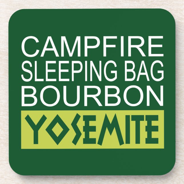 Porta-copo Campfire Sleing Bag Bourbon Yosemite (Frente)